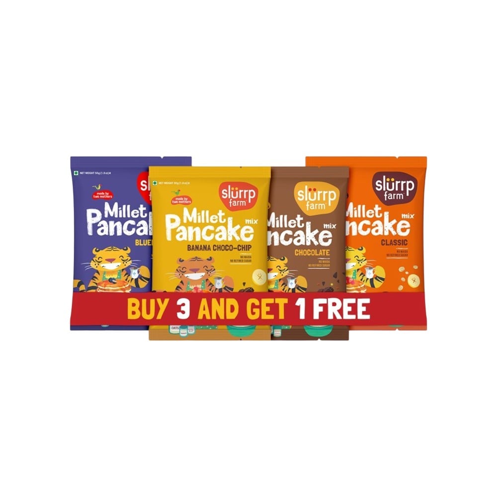Slurrp Farm Slurrp Farm Pancake Mix Trial Pack Combo