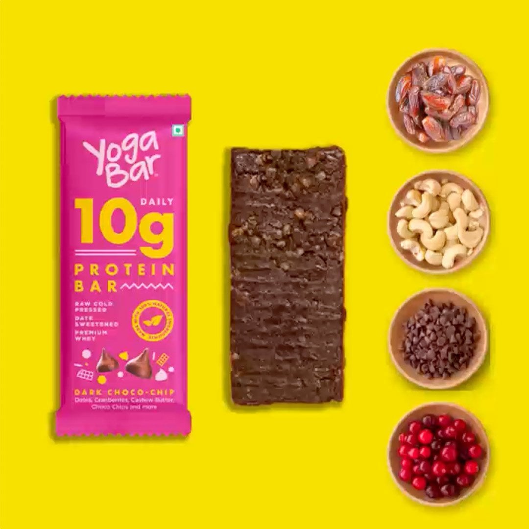 Yoga Bar Yoga Bar 10 g Dark Chocolate & Cranberry Protein Bar