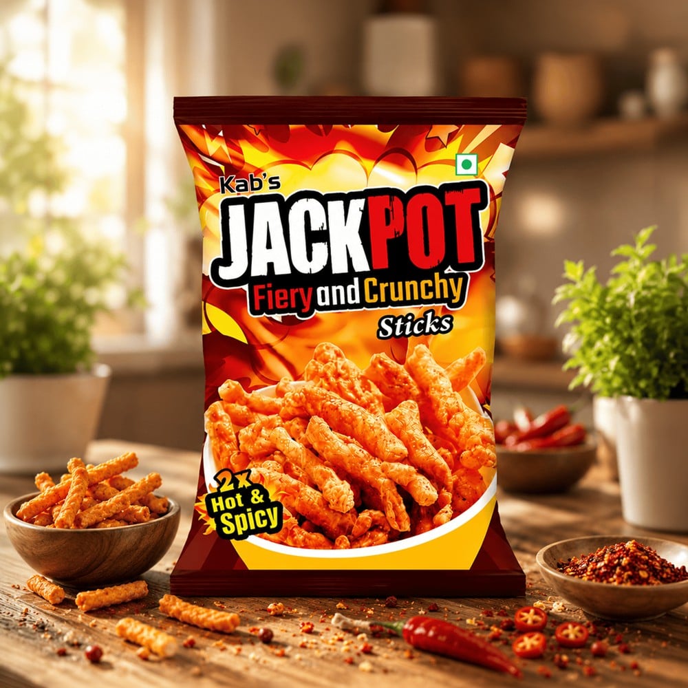 Kab's Jackpot Kab's Jackpot Fiery and Crunchy Crisps