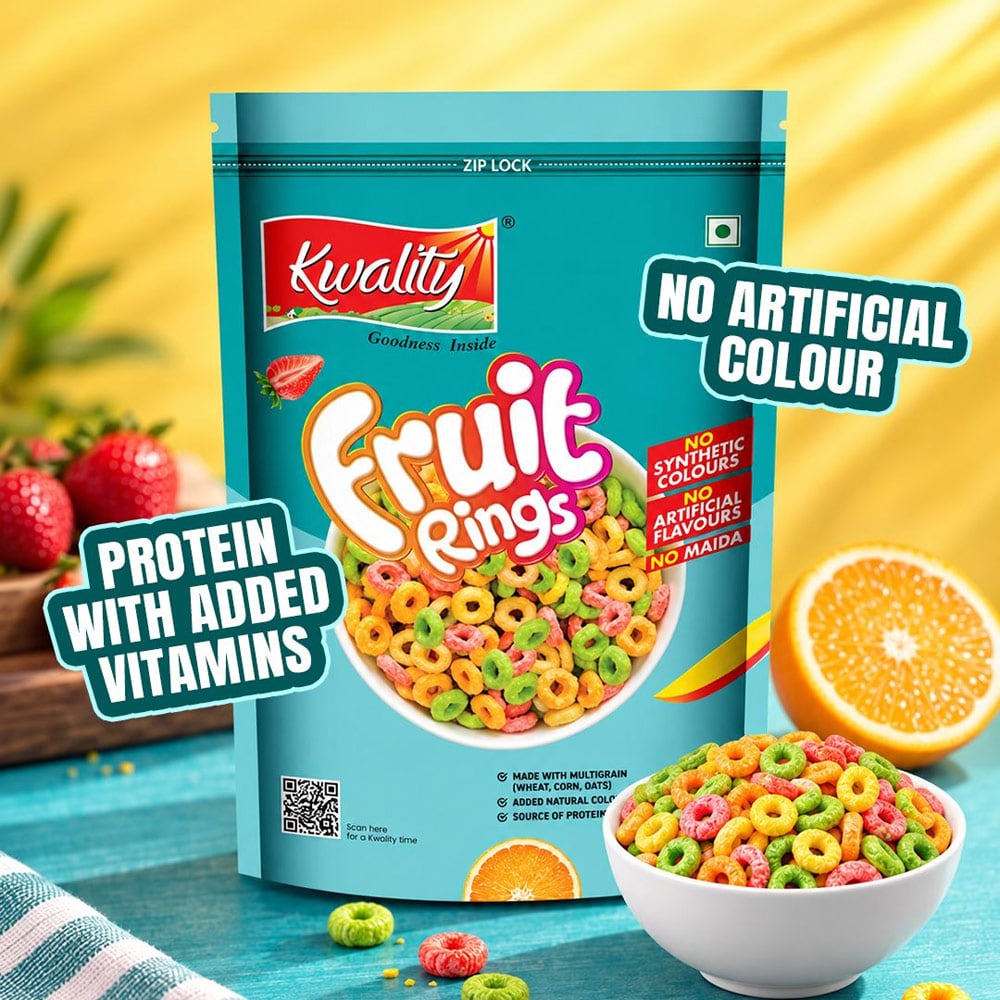 Kwality Kwality Fruitrings Cereal