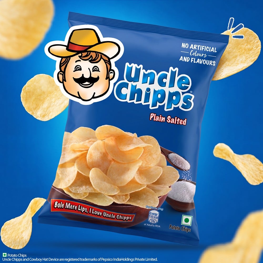 Uncle Chipps Uncle Chipps Plain Salted Potato Chips