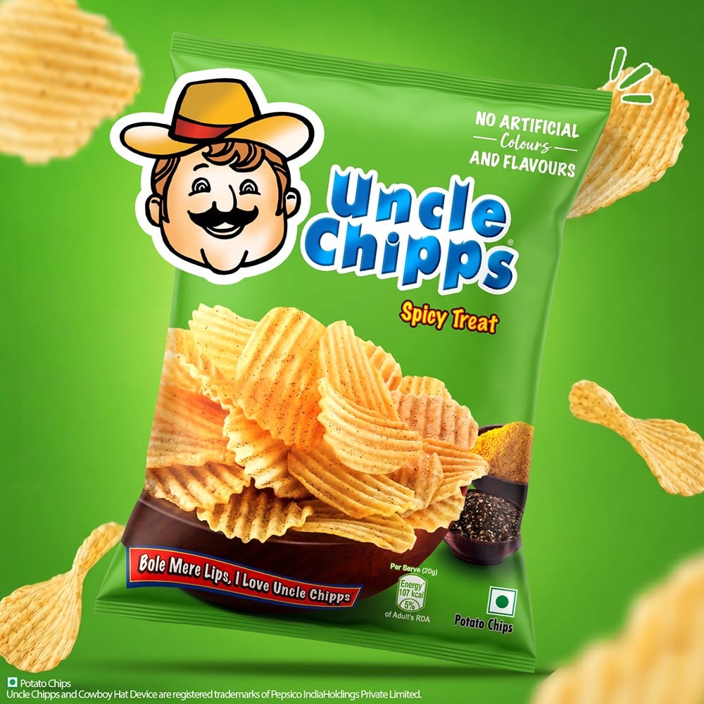 Uncle Chipps Uncle Chipps Spicy Treat Potato Chips