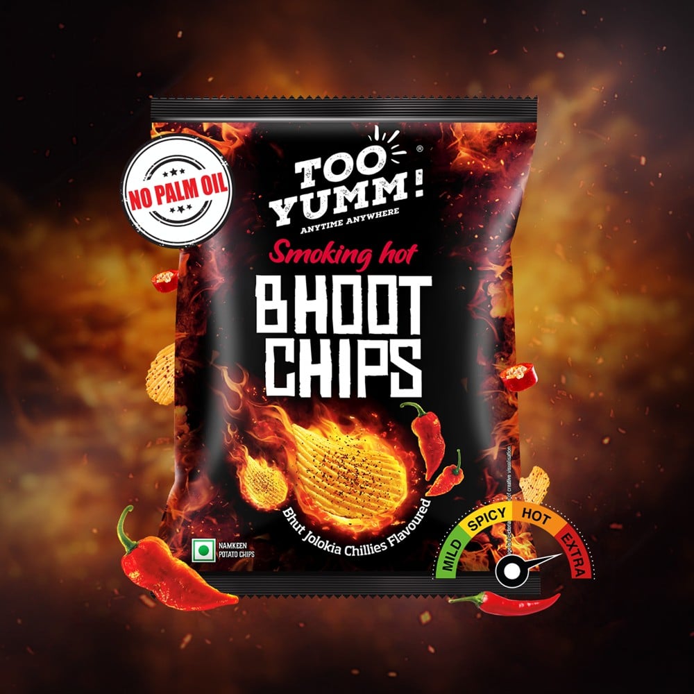 Too Yumm Too Yumm Smoking Hot Bhoot Potato Chips - Spicy Chilli