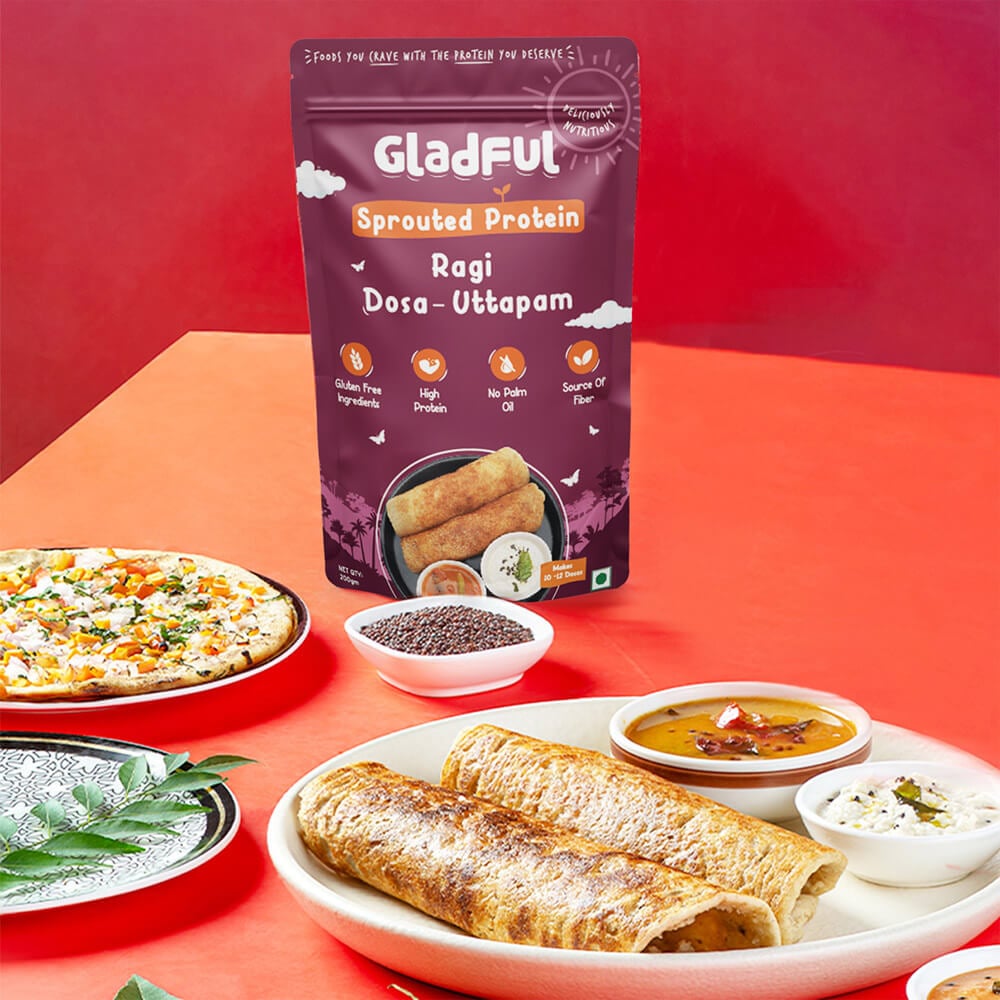 Gladful Gladful Ragi Dosa Mix