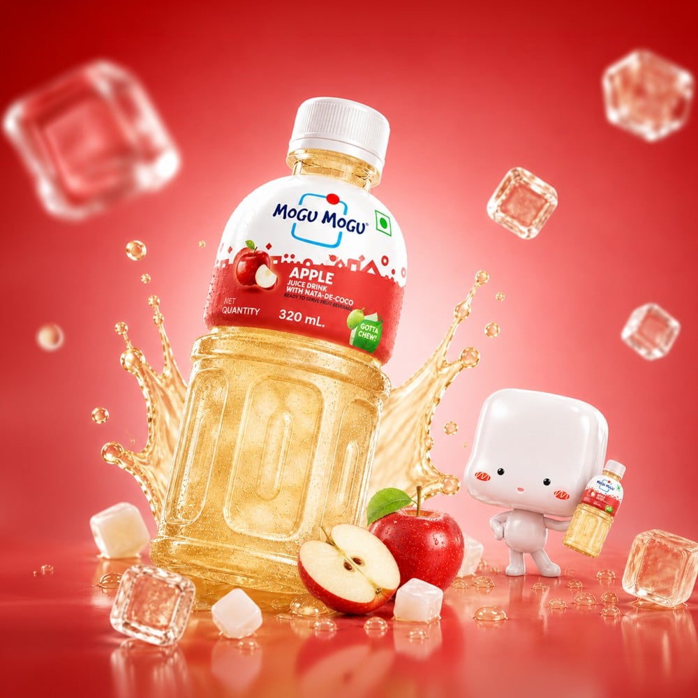 Mogu Mogu Mogu Mogu Apple Juice With Nata De Coco