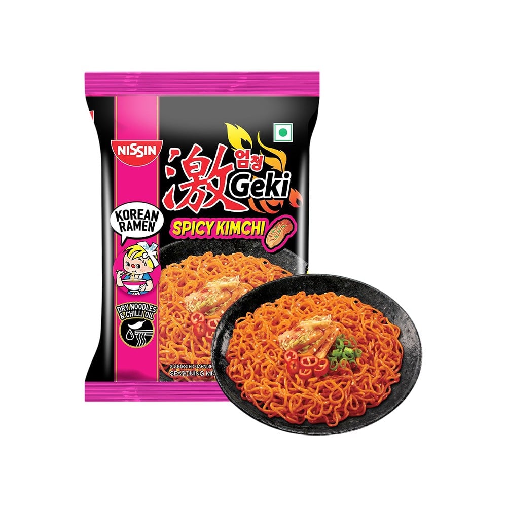 Nissin Nissin Geki Spicy Kimchi Korean Ramen Noodles