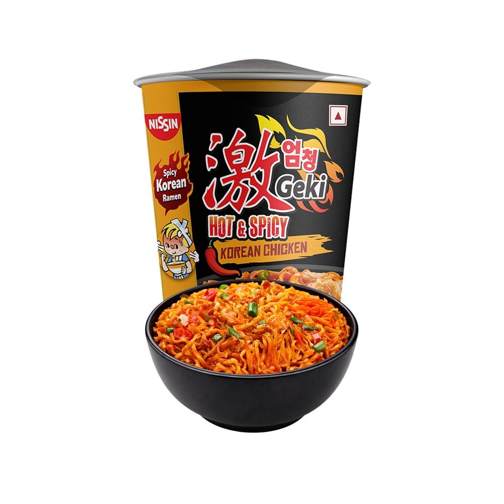 Nissin Nissin Geki Hot & Spicy Korean Chicken Cup Noodles