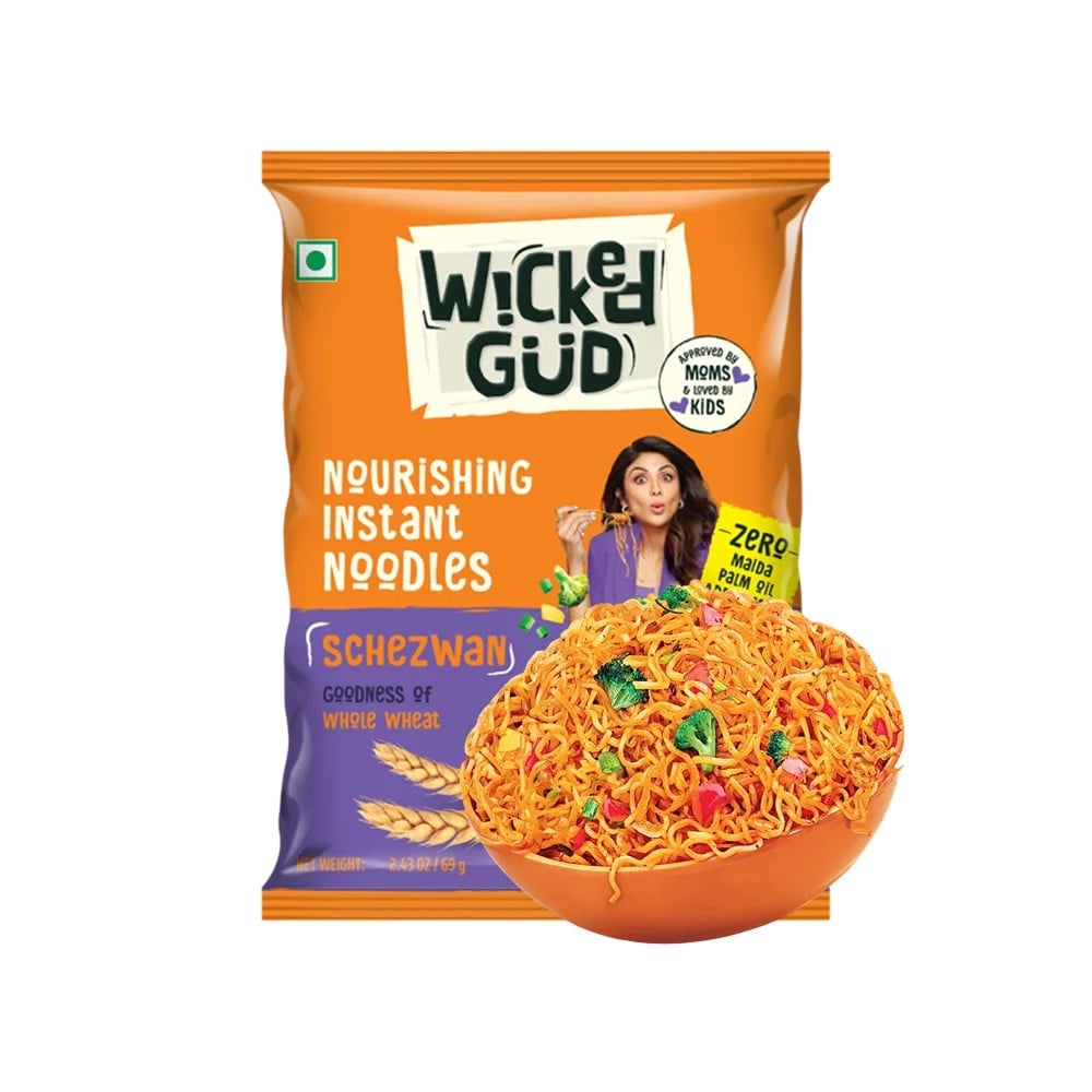 WickedGud WickedGud Schezwan Nourishing No Maida & No Oil Instant Noodles