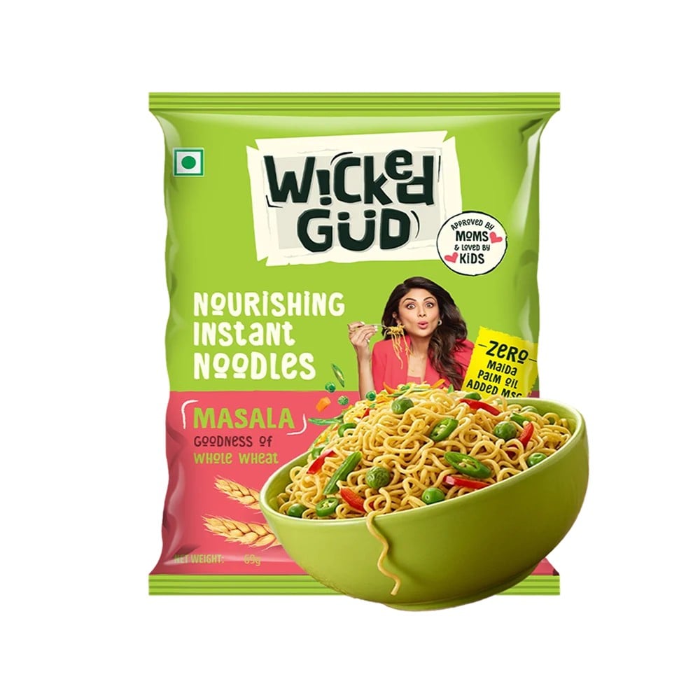 WickedGud WickedGud Masala No Maida & No Oil Instant Noodles