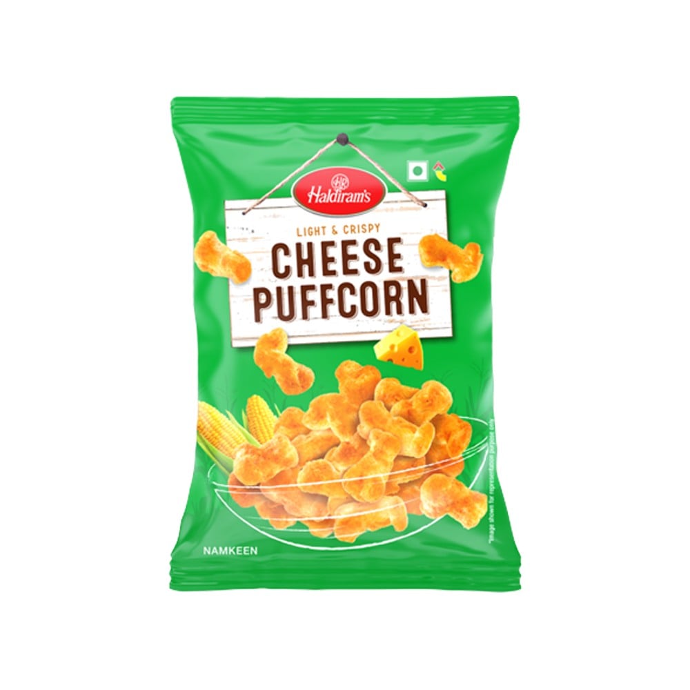 Haldiram's Haldiram's Cheese Puffcorn Light & Crispy Puffs
