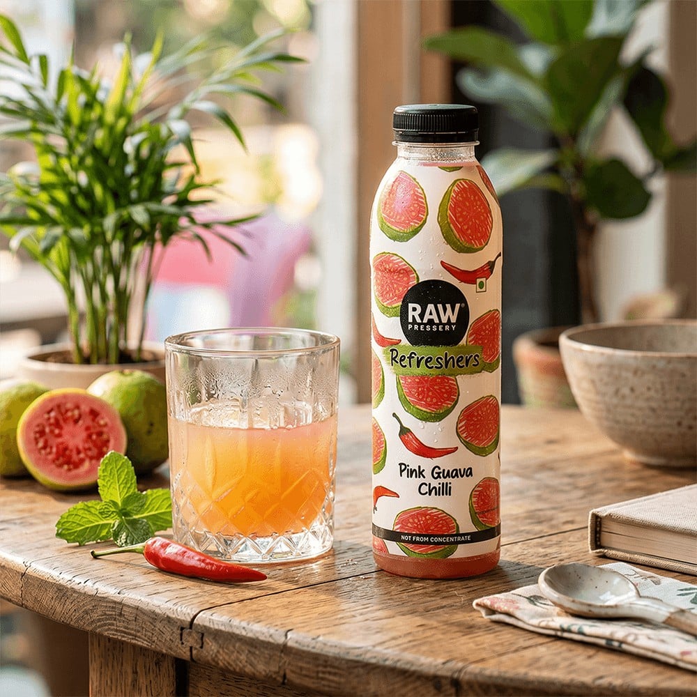 Raw Pressery Raw Pressery Refreshers Pink Guava Chilli Juice