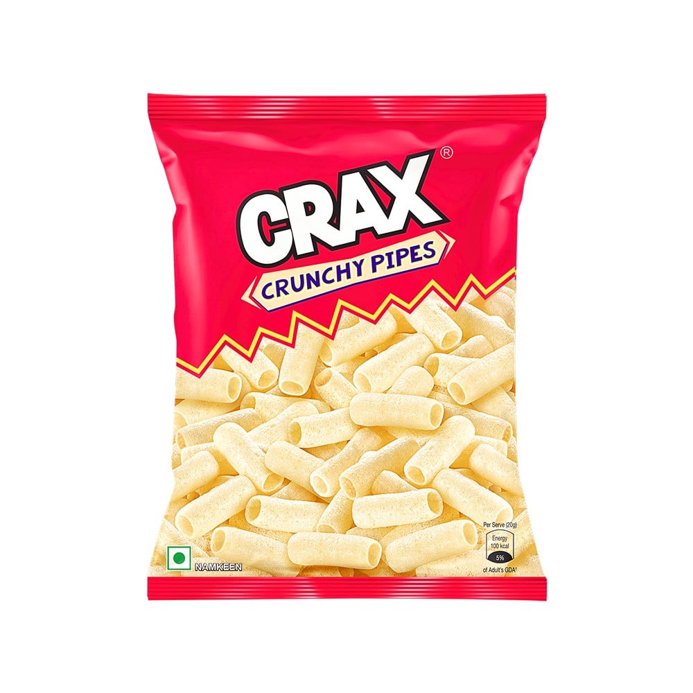 Crax Crax Crunchy Pipes Salted Puffs Snacks