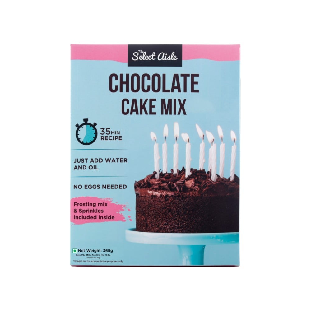 The Select Aisle The Select Aisle Eggless Chocolate Cake Mix - Frosting & Sprinkles Included