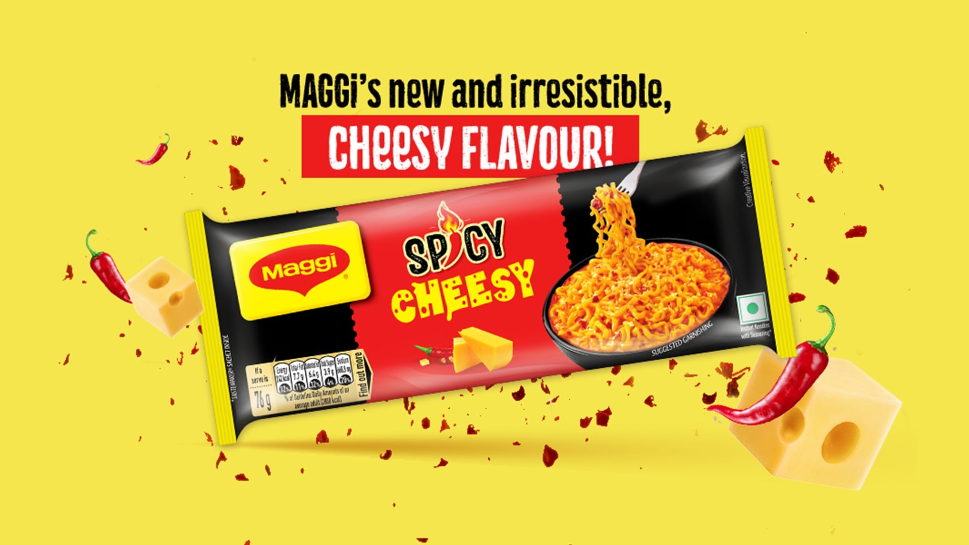Maggi Spicy Maggi Spicy Cheesy Instant Noodles