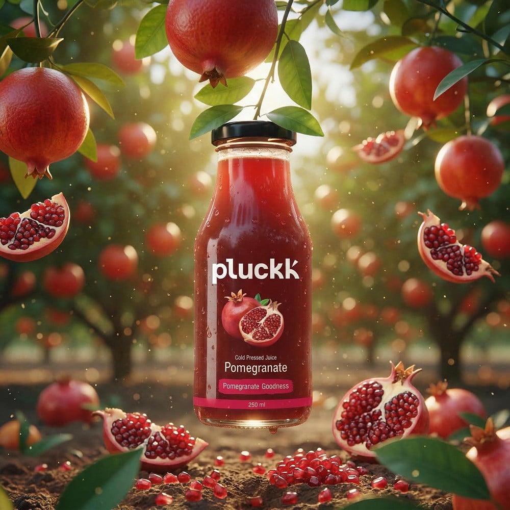 Pluckk Pluckk Pomegranate Cold Pressed Juice by Pluckk
