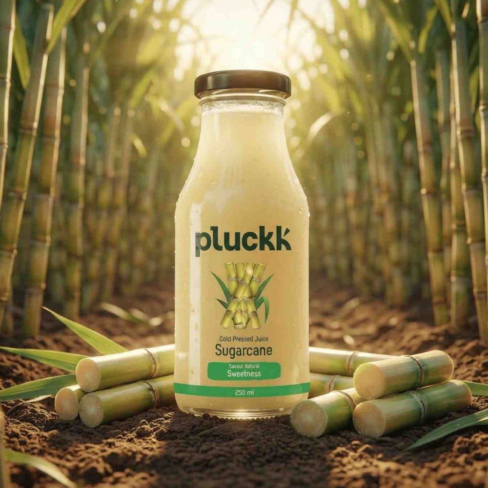 Pluckk Pluckk Sugarcane Cold Pressed Juice by Pluckk