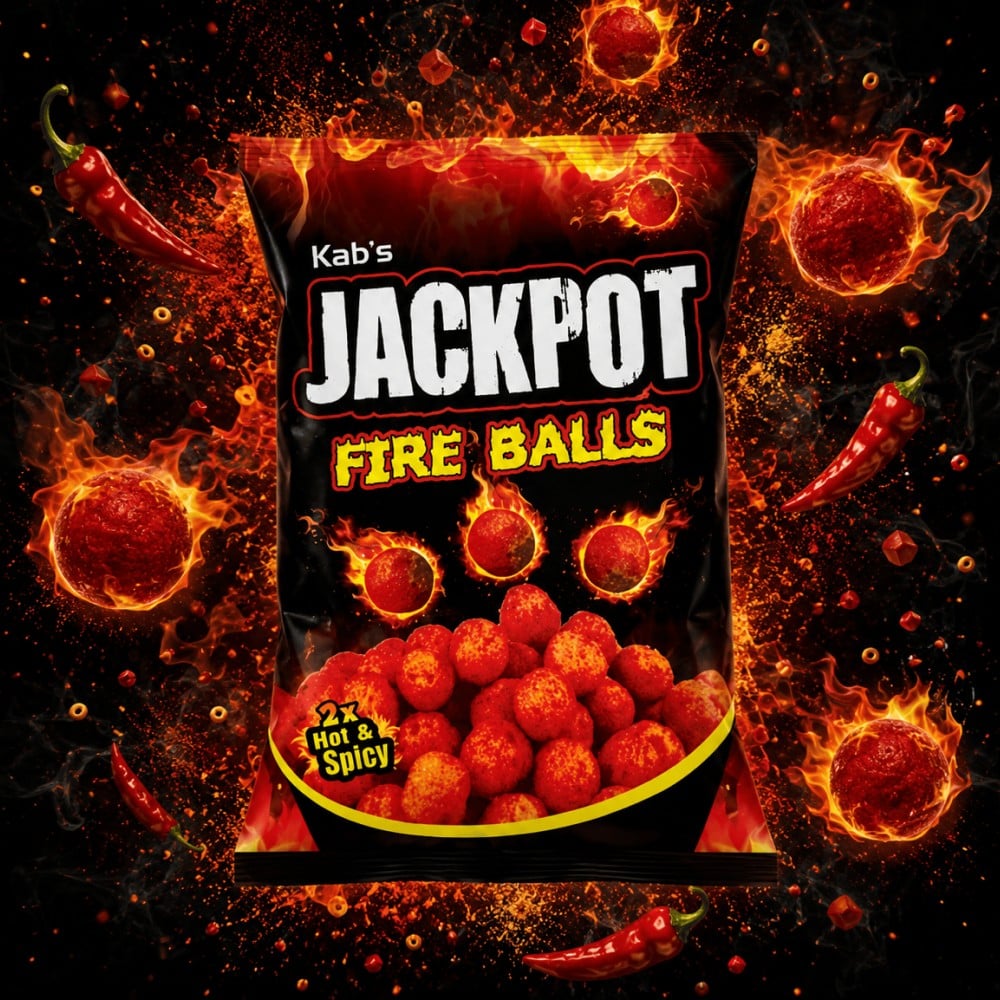 Kab's Jackpot Kab's Jackpot Fire Balls Snack