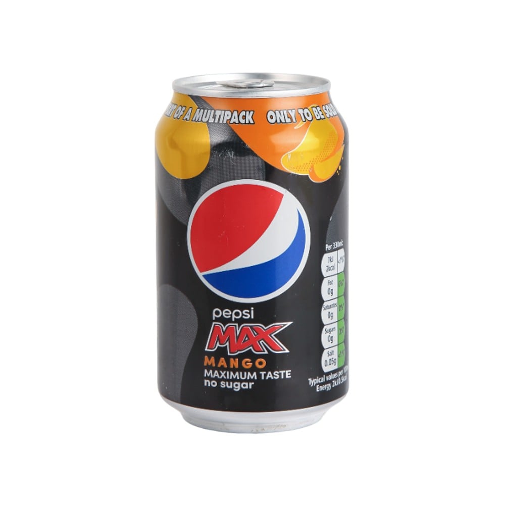 Pepsi Pepsi Max Mango No Sugar Soft Drink