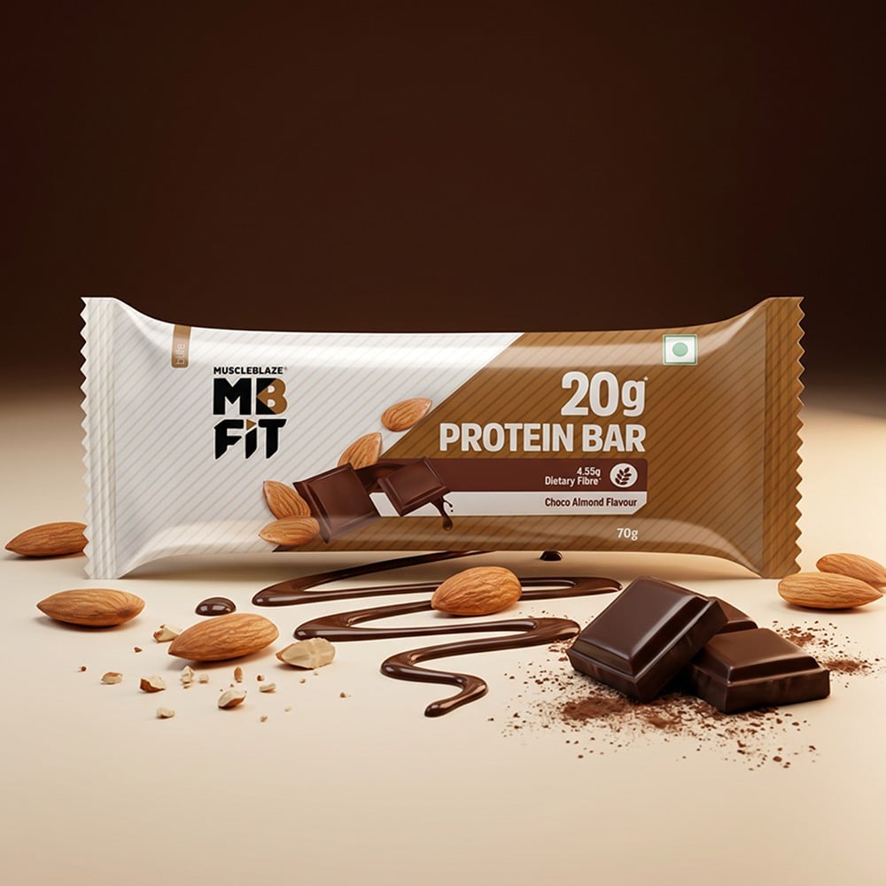MuscleBlaze MuscleBlaze 20g Protein Bar (Choco Almond)