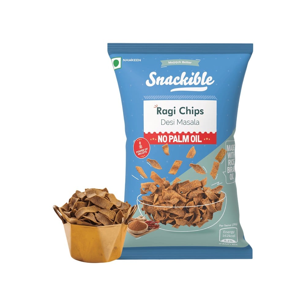 Snackible Snackible Desi Masala Ragi Chips