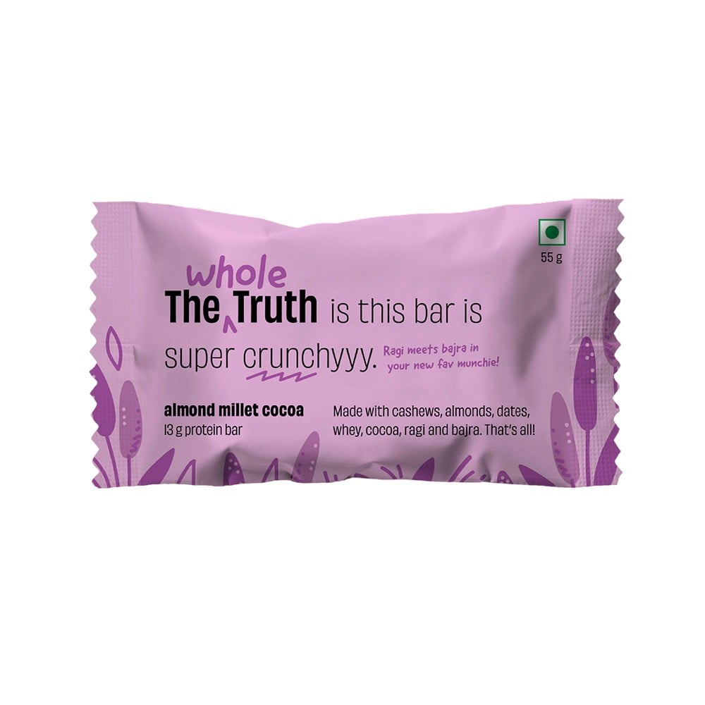 The Whole Truth The Whole Truth Almond Millet Cocoa Protein Bar