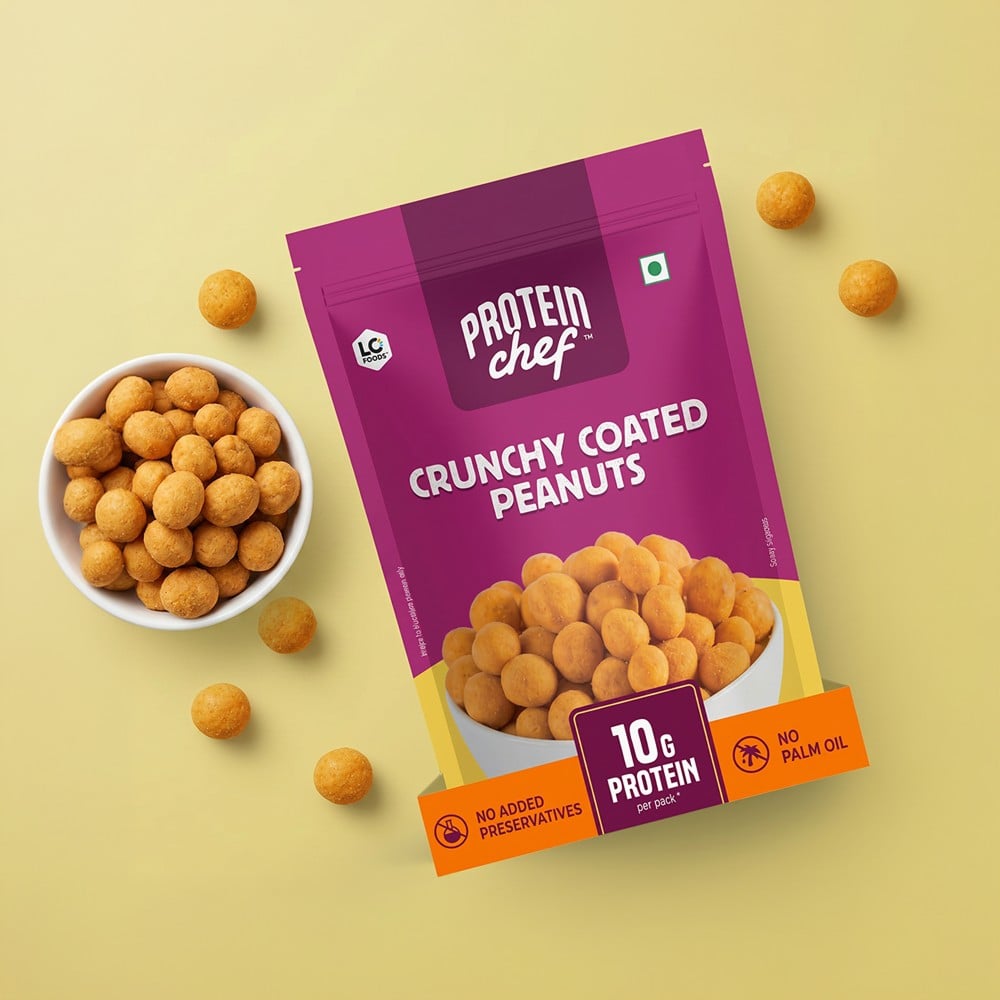 Protein Chef Protein Chef Crunchy Coated Peanuts (Indian Masala)