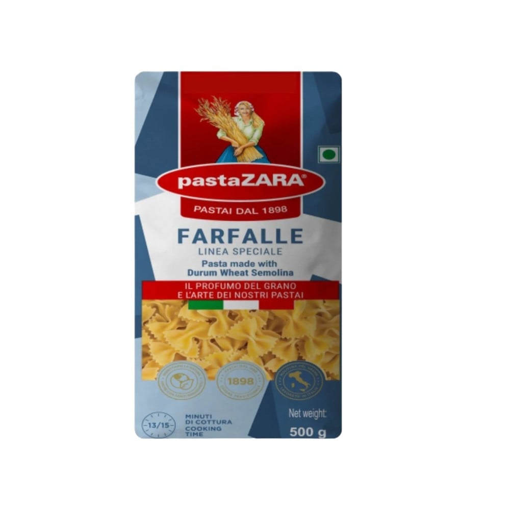 pastaZara pastaZara Durum Wheat Semolina Farfalle Pasta