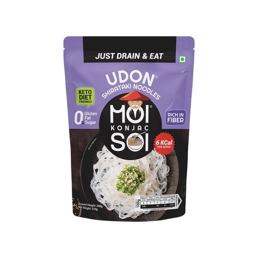 Moi Soi Moi Soi Shirataki Udon Noodles - Keto Low Calorie