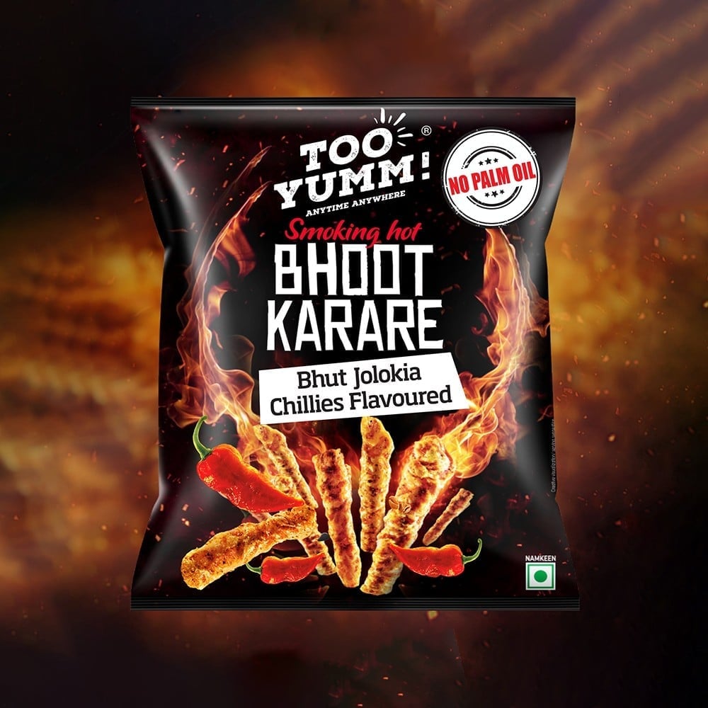 Too Yumm Too Yumm Smoking Hot Bhoot Karare Snack - Spicy Chilli