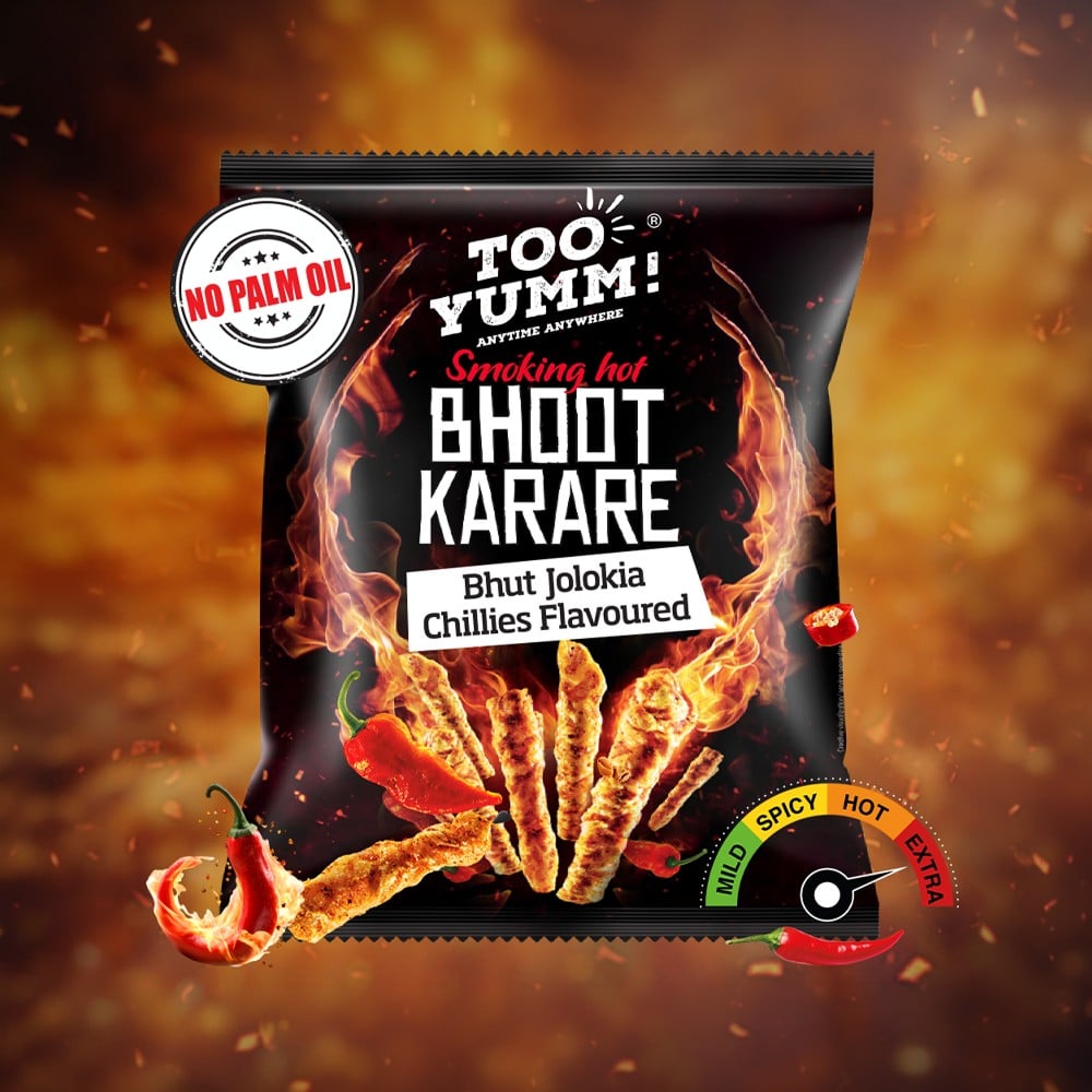 Too Yumm Too Yumm Smoking Hot Bhoot Karare Snack - Spicy Chilli