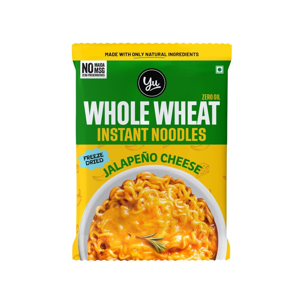 Yu Yu 100% Whole Wheat Jalapeno Cheese Instant Noodles