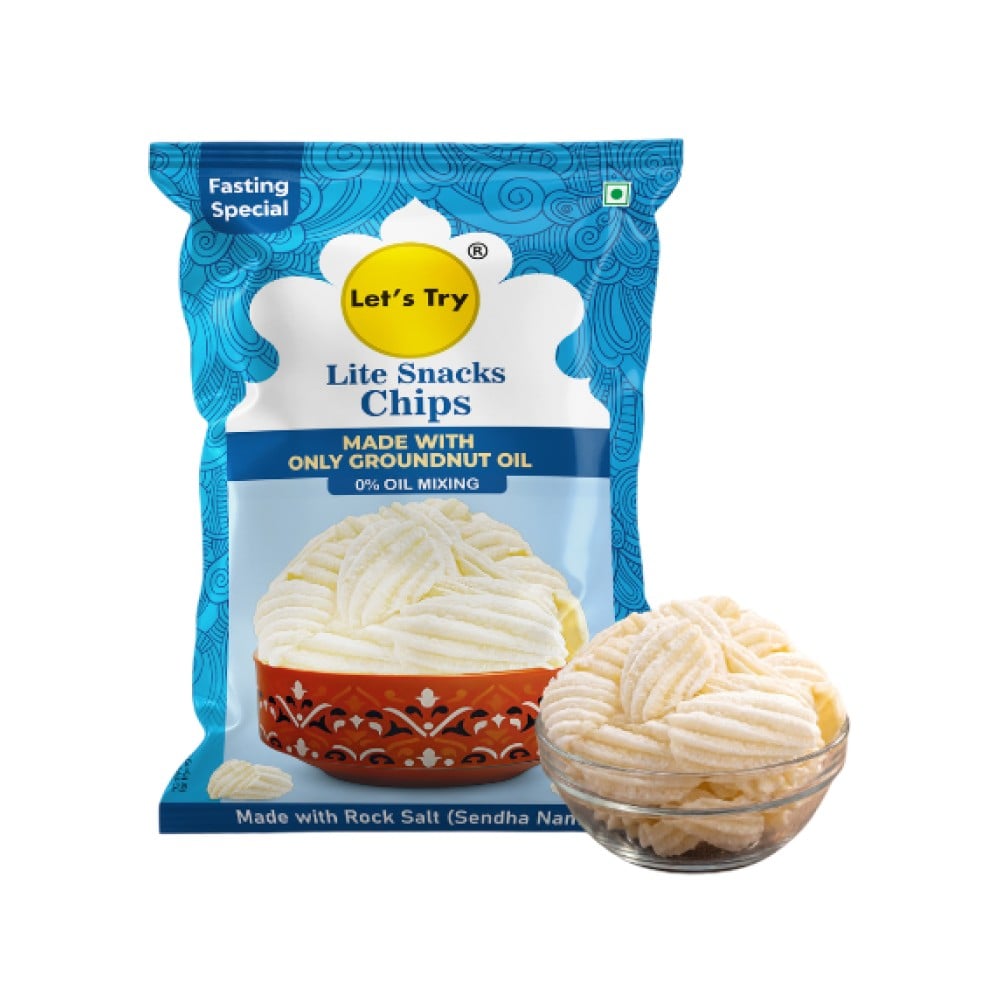 Let's Try Let's Try Lite Snacks Rock Salt Potato Chips