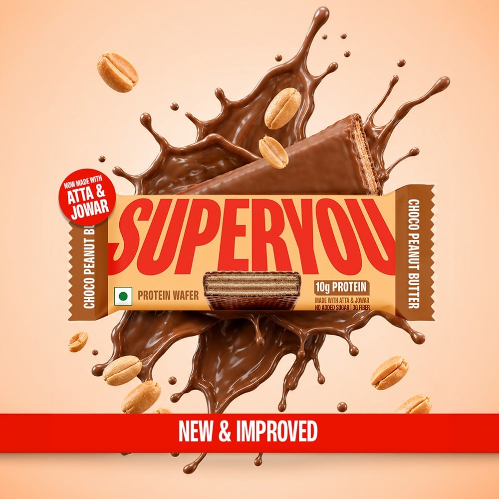SuperYou SuperYou Choco Peanut Butter Wafer Protein Bar