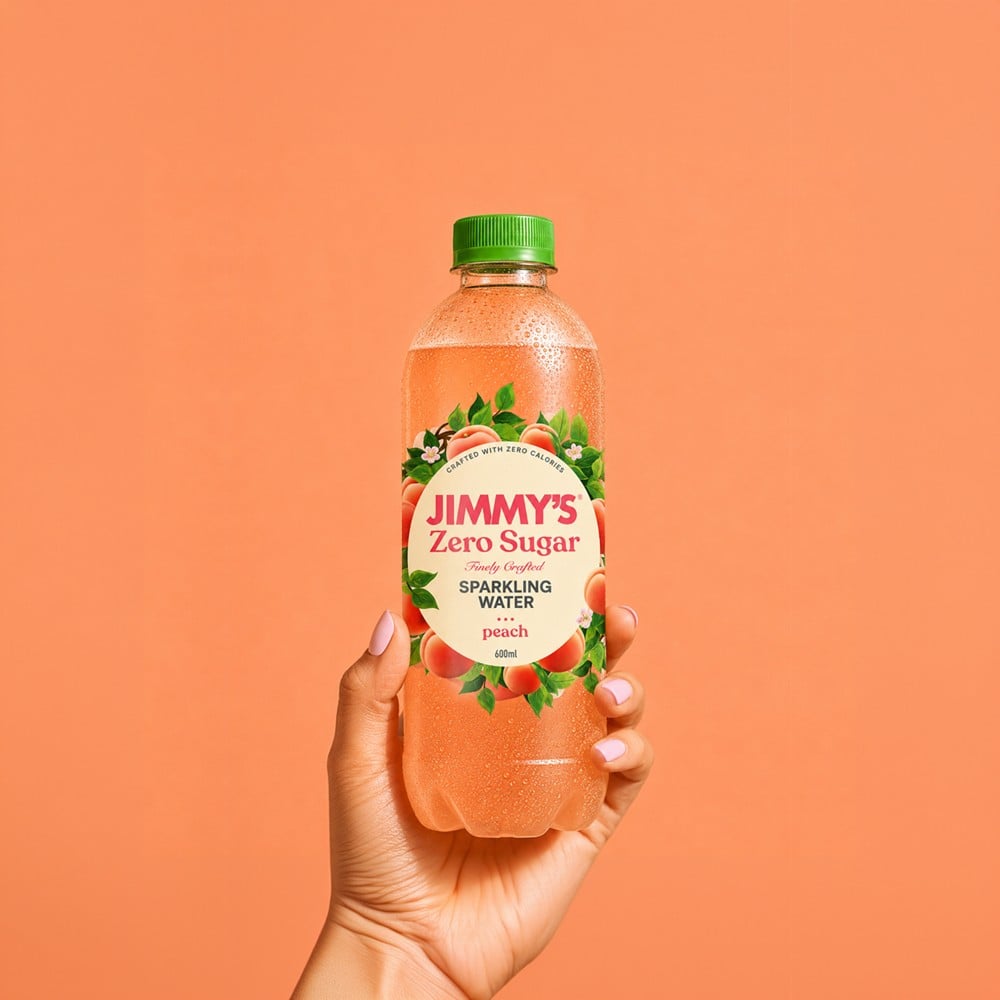 Jimmy's Jimmy's Peach Zero Sugar Sparkling Drink