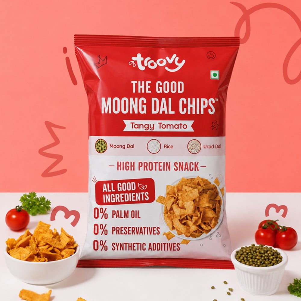Troovy Troovy High Protein Moong Dal Chips