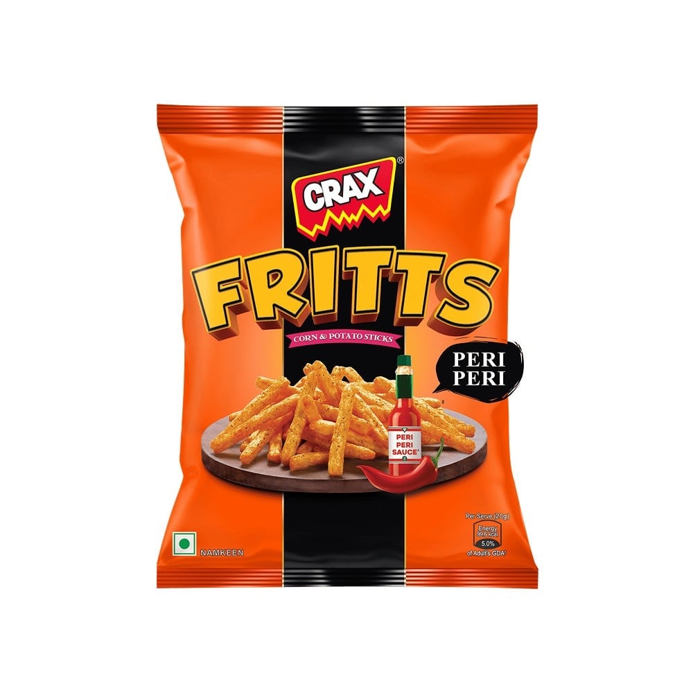 Crax Crax Fritts Peri Peri Corn & Potato Stick