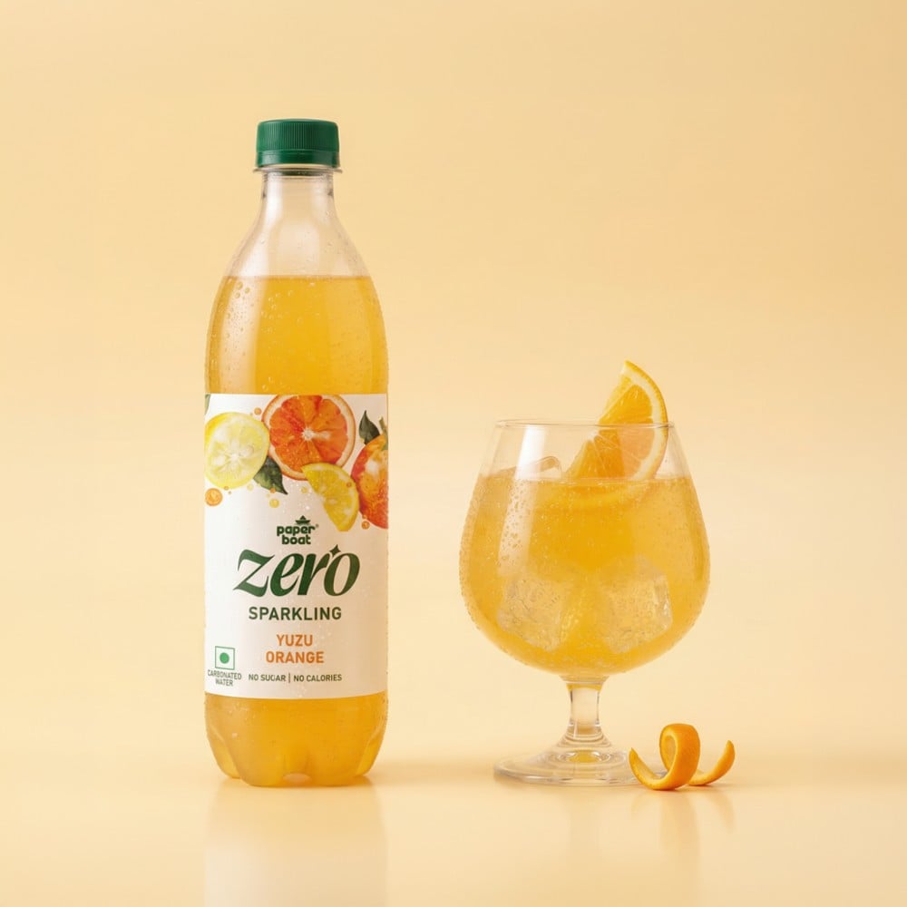 Paper Boat Paper Boat Zero Sugar Yuzu Orange Sparkling Drink
