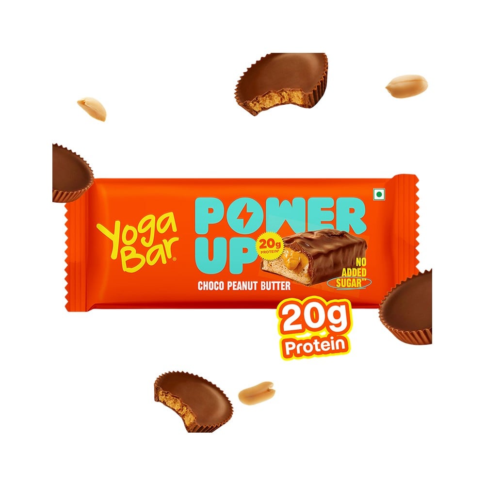 Yoga Bar Yoga Bar 20 g Protein Bar, Choco Peanut Butter, No Added Sugar