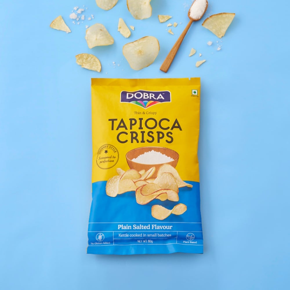 Dobra Dobra Plain Salted Tapioca Chips - Plain Salted