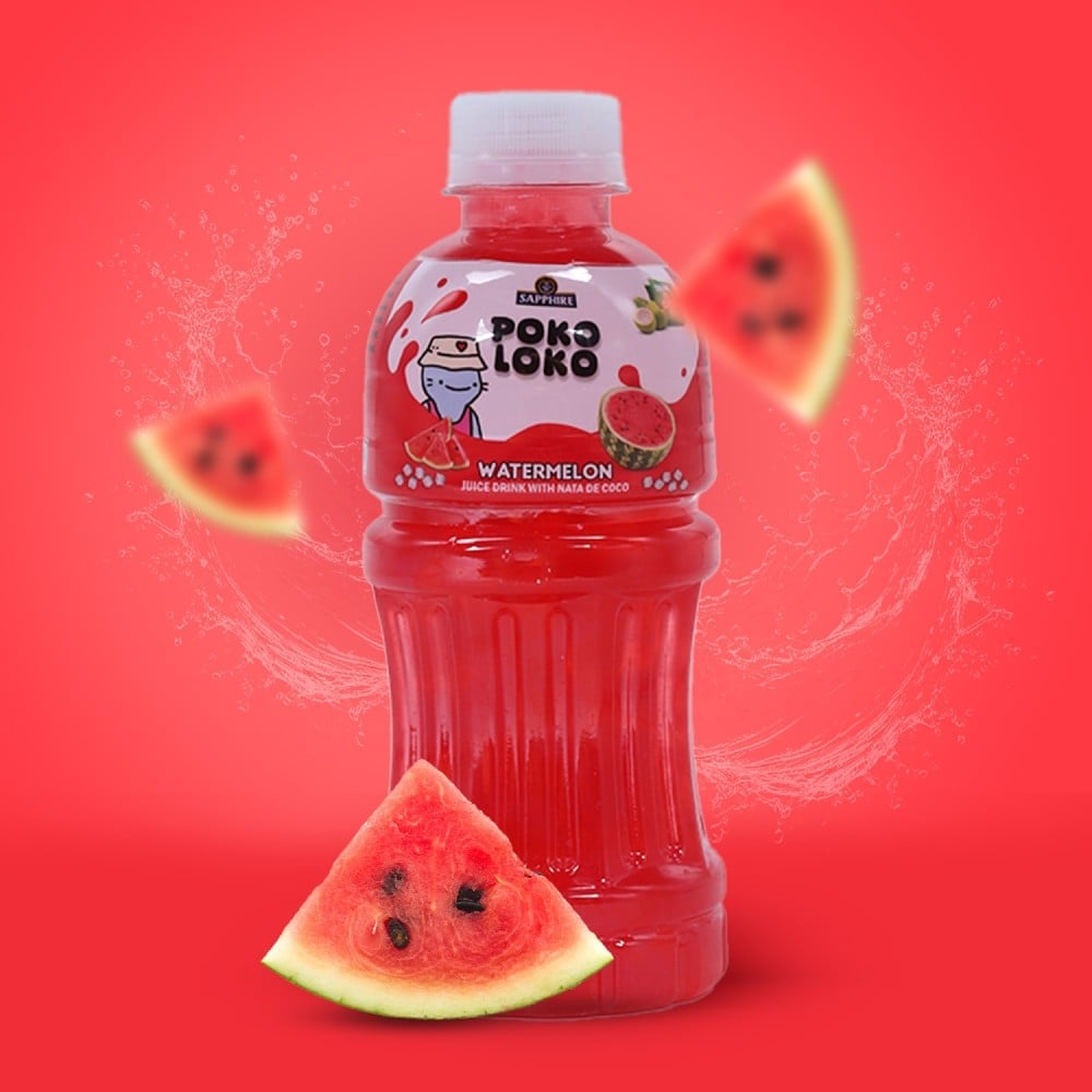 Poko Loko Poko Loko Watermelon Nata De Coco Juice