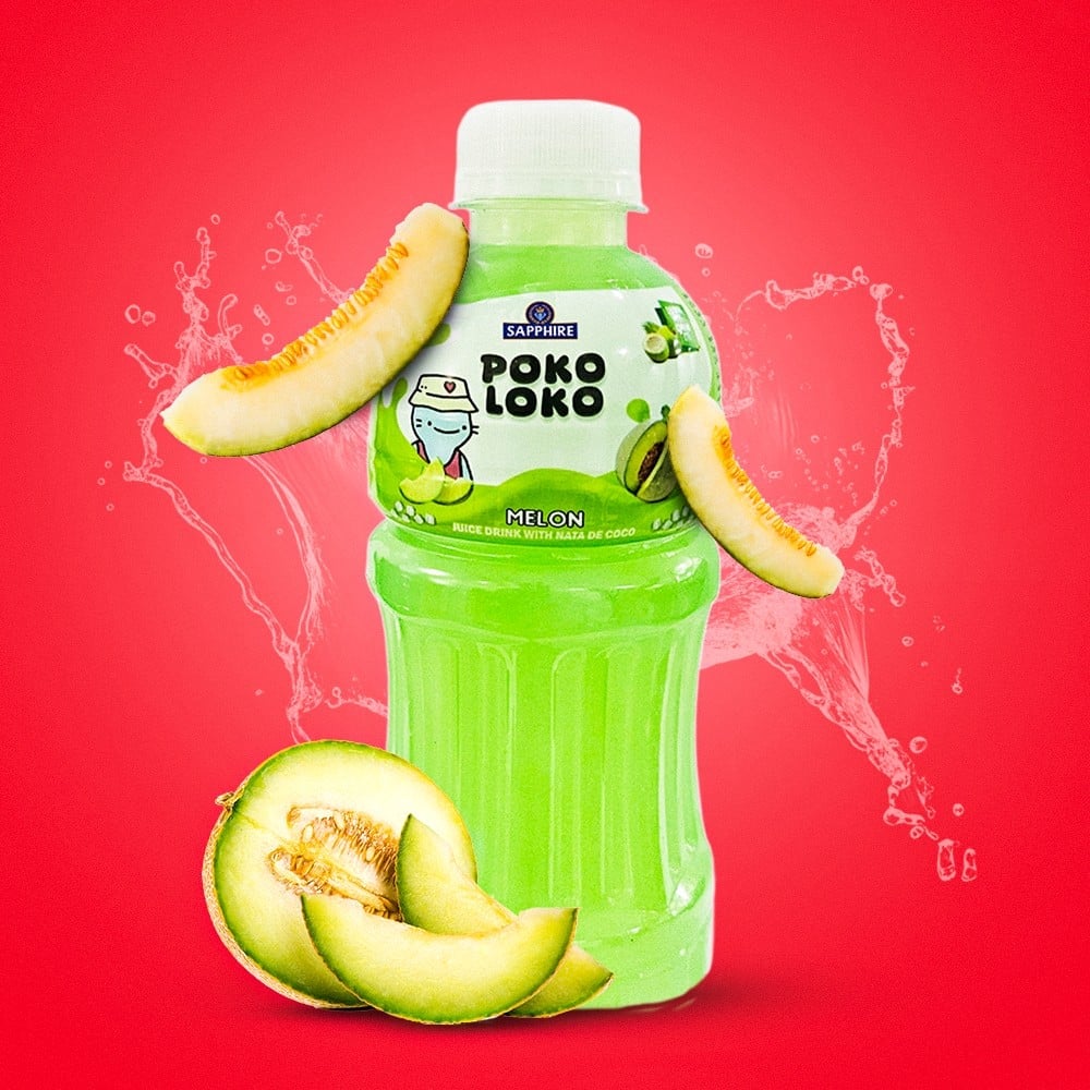Poko Loko Poko Loko Melon Nata De Coco Juice