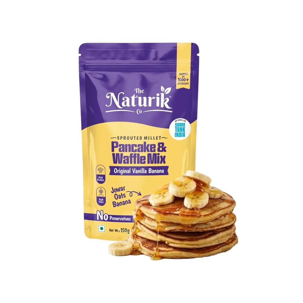 The Naturik Co The Naturik Co Banana Pancake & Waffle Mix (No Maida)