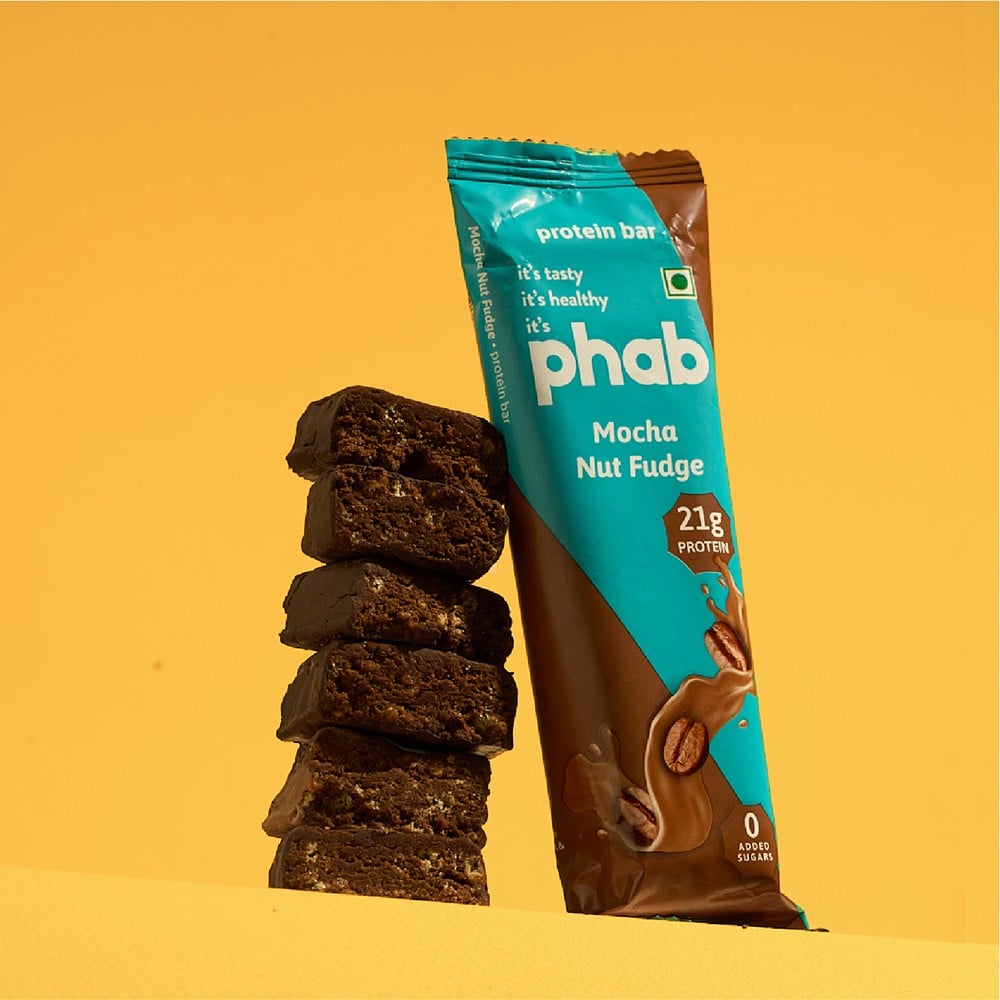 Phab Phab 21g Protein Mocha Nut Fudge Protein Bar