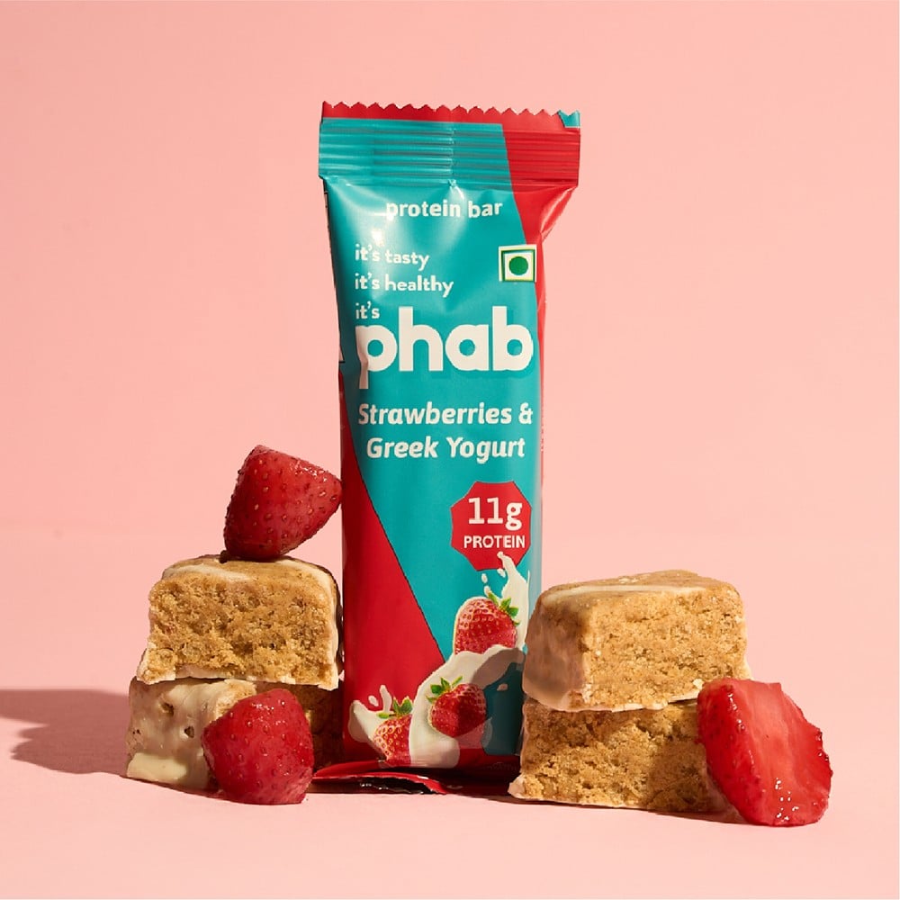 Phab Phab 11g Protein Strawberry and Greek Yogurt Protein Bar