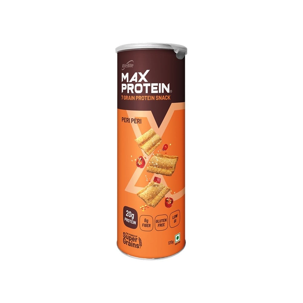 RiteBite RiteBite Max Protein Peri Peri 20 g Protein Multigrain Chips