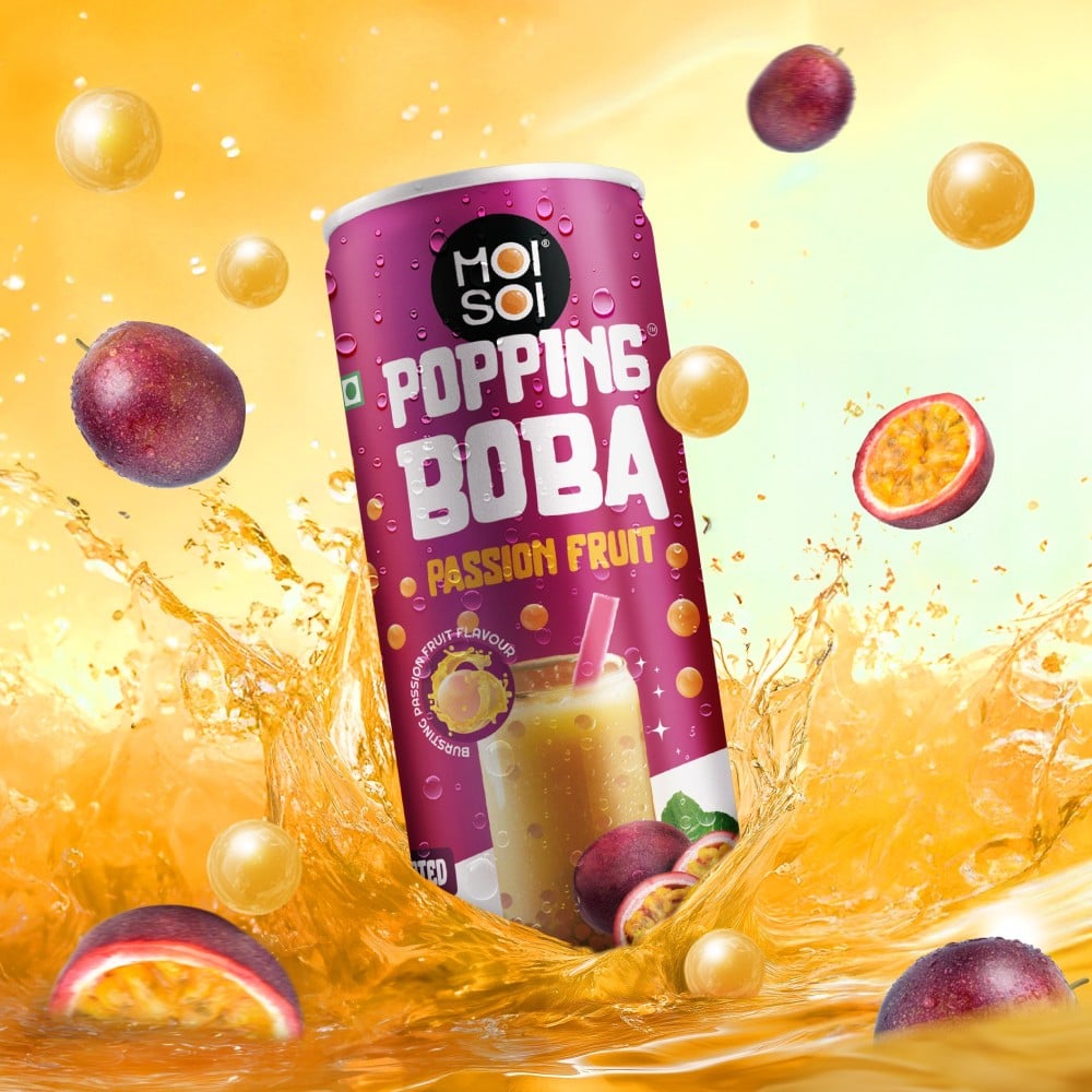 Moi Soi Moi Soi Popping Passion Fruit Boba Drink