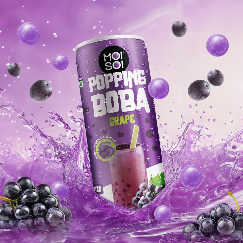 Moi Soi Moi Soi Popping Grapes Boba Drink