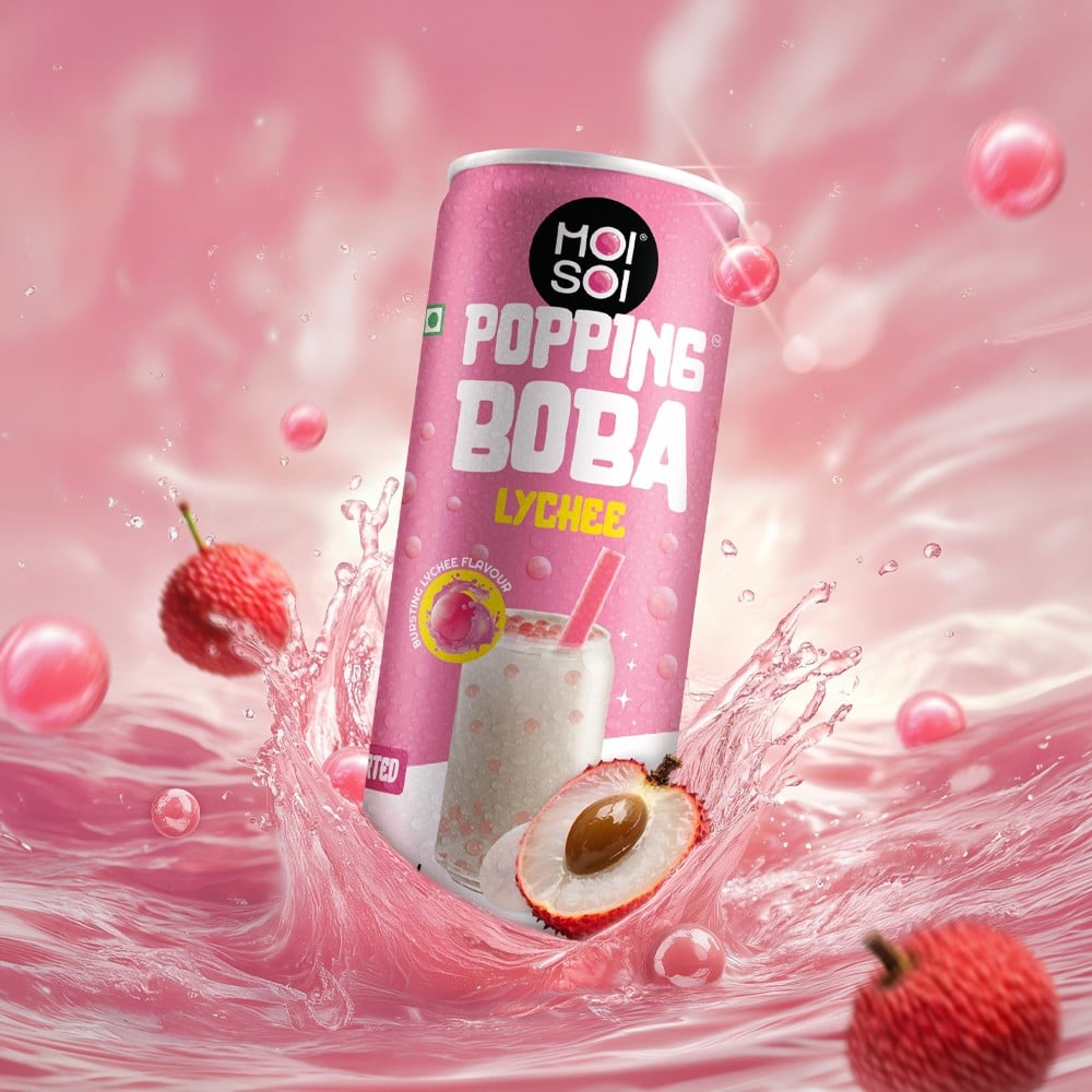 Moi Soi Moi Soi Popping Lychee Boba Drink