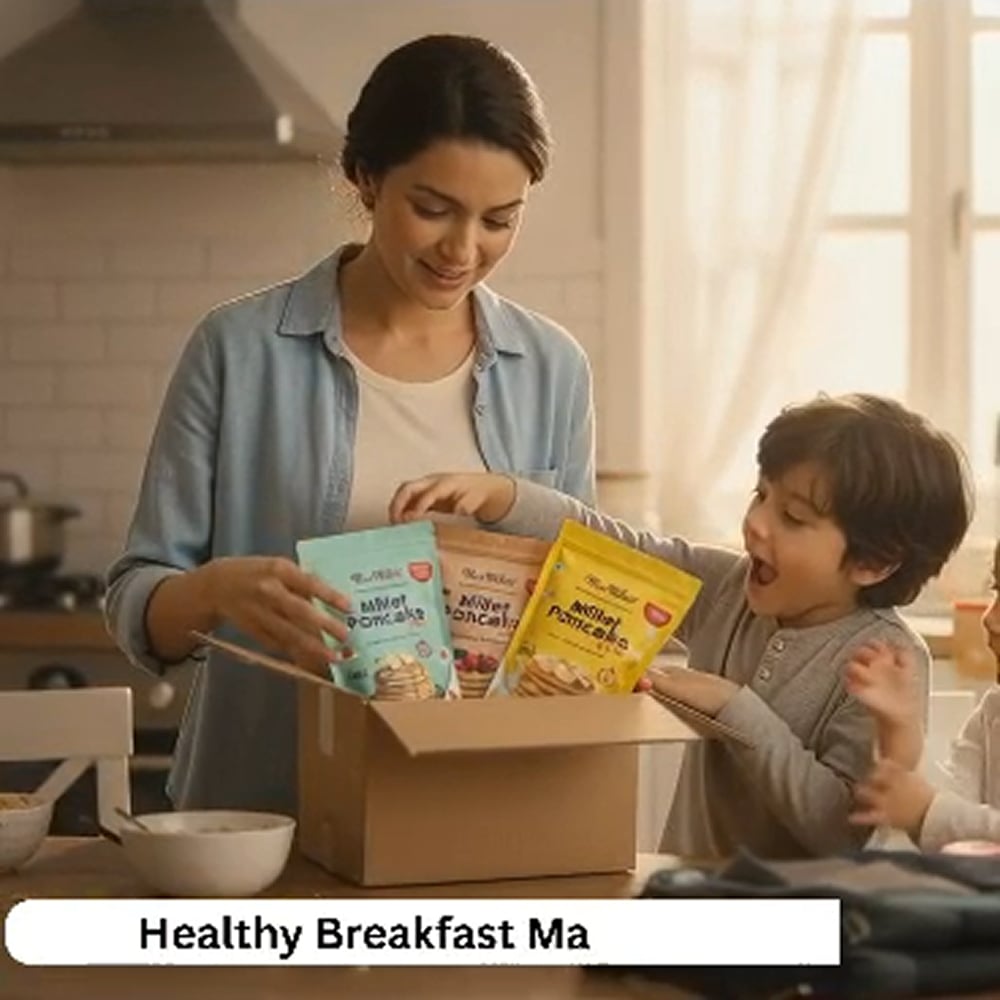 Me & Millets Me & Millets Raspberry Millet Pancake Mix