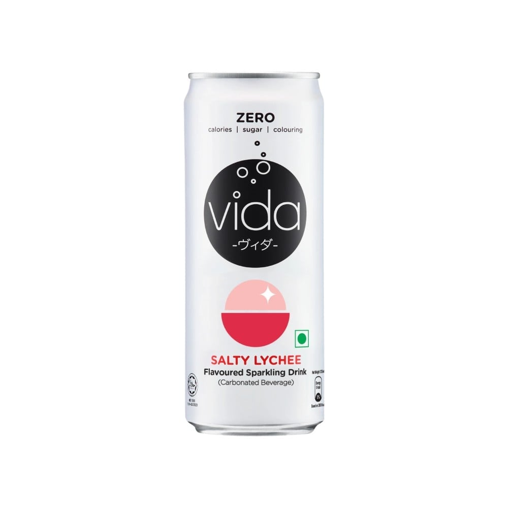 Vida Vida Zero Sugar Zero Calorie Lychee Sparkling Drink